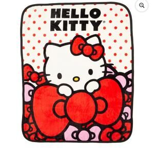 Hello Kitty Red and Pink Blanket